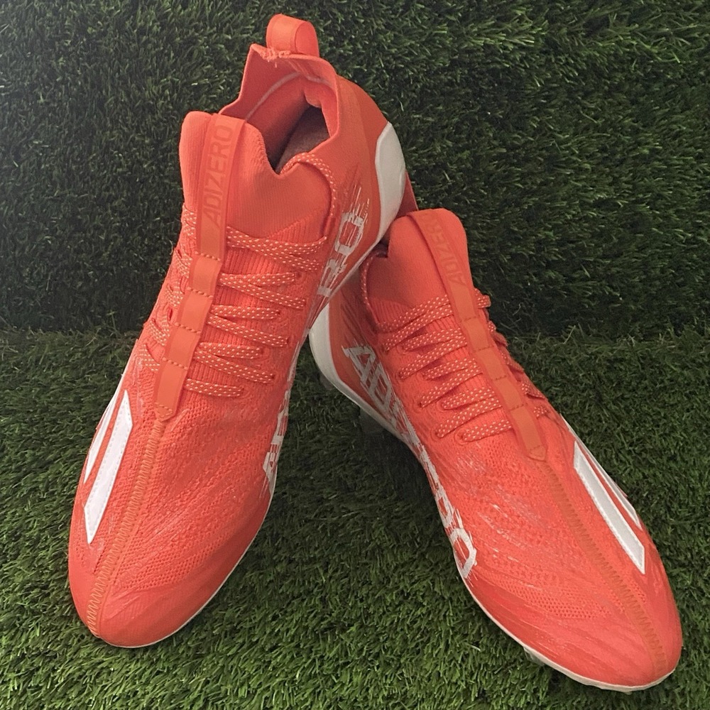 Adidas‎ ADIZERO Men's 12.5 PRIMEKNIT Low Top Football Cleats Orange/White GV9628